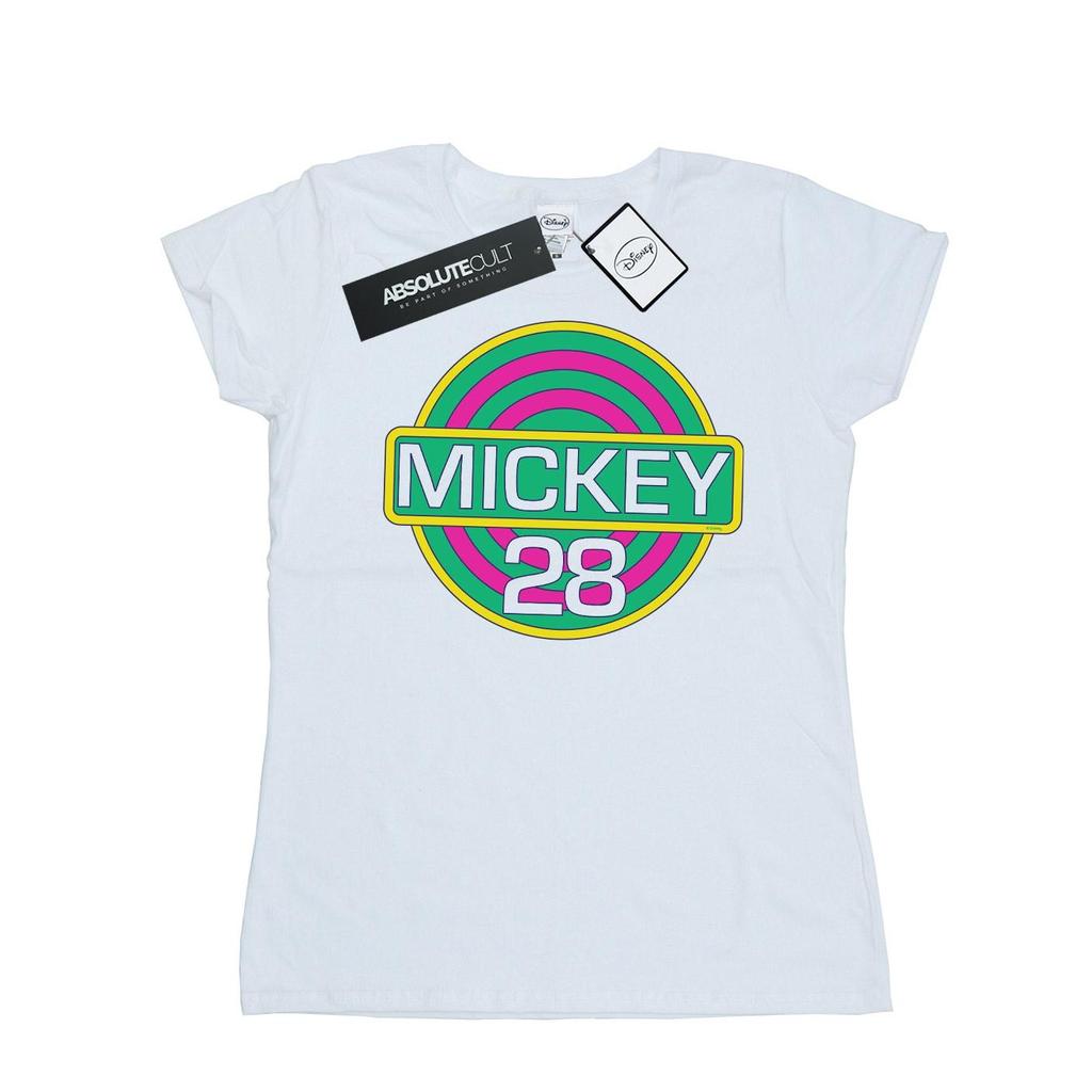 Disney Womens/Ladies Mickey Mouse Mickey 28 Cotton T-Shirt
