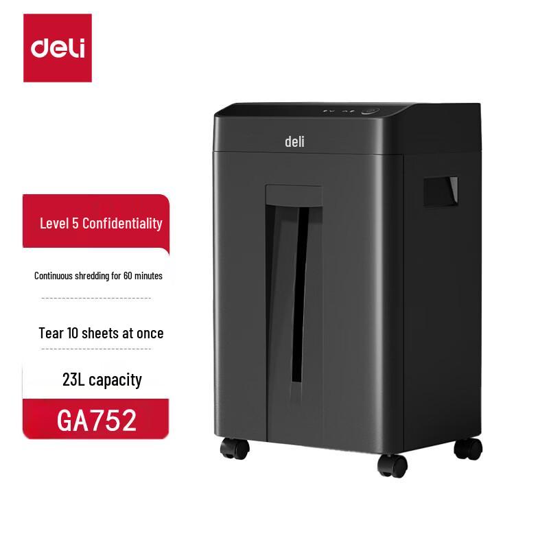 Deli Paper Shredder CN plug (adapter included)
