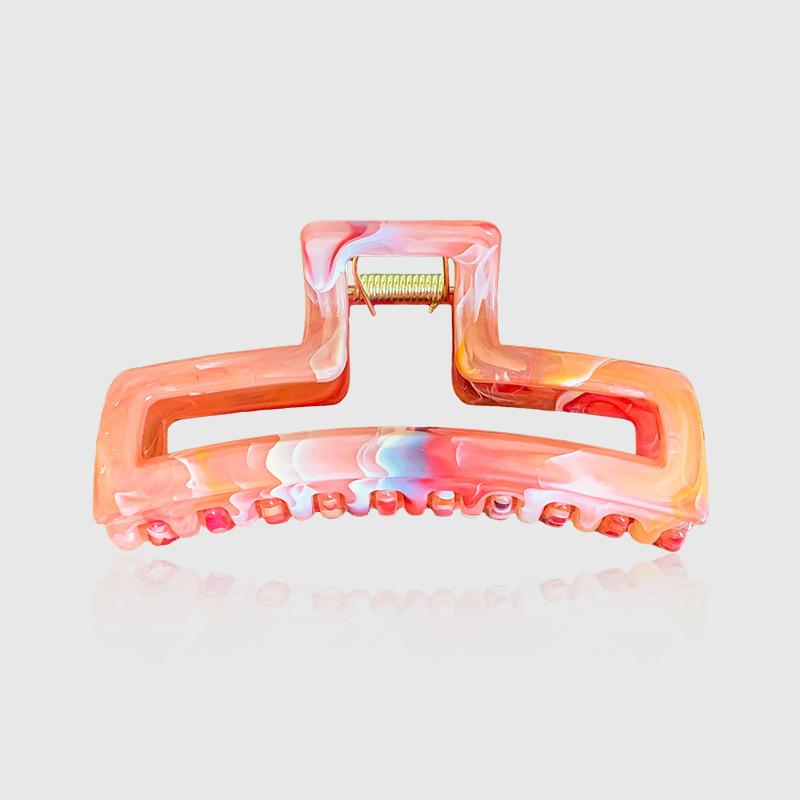 

Large Marble Hair Claw Clip, Elegant Acetate Shark Clip for Thick Hair, Fashion Nonslip Headpiece for Women 1 piece pack