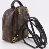 LOUIS VUITTON Palm Springs Backpack MINI Backpack Daypack M44873 2WAYShoulder Brown Monogram canvas Women Used