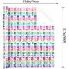 3pcs Rainbow Foil Wrapping Paper Colorful Gift Wrap For Birthday Wedding Party Festival Gift Wrapper