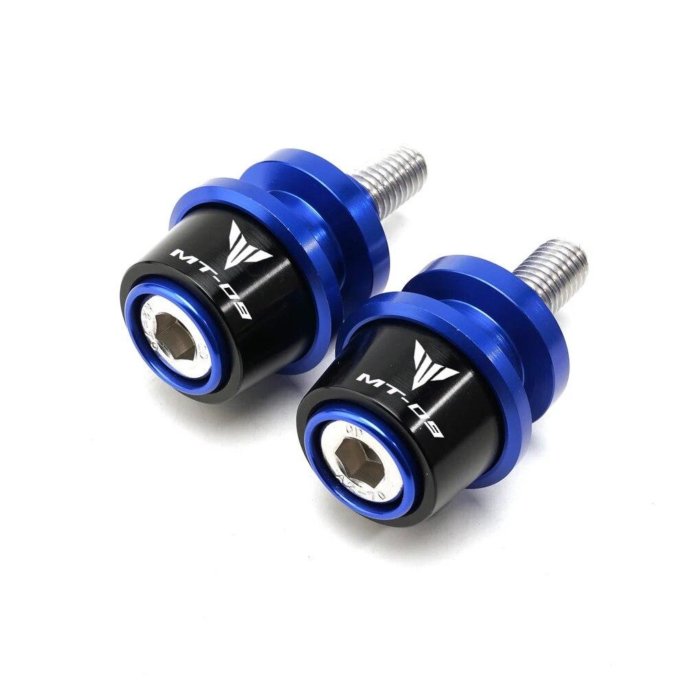 Motorcycle Accessories 6mm Swingarm Slider Spools stand screws For YAMAHA MT09 MT 09 Tracer XSR900 XSR 900