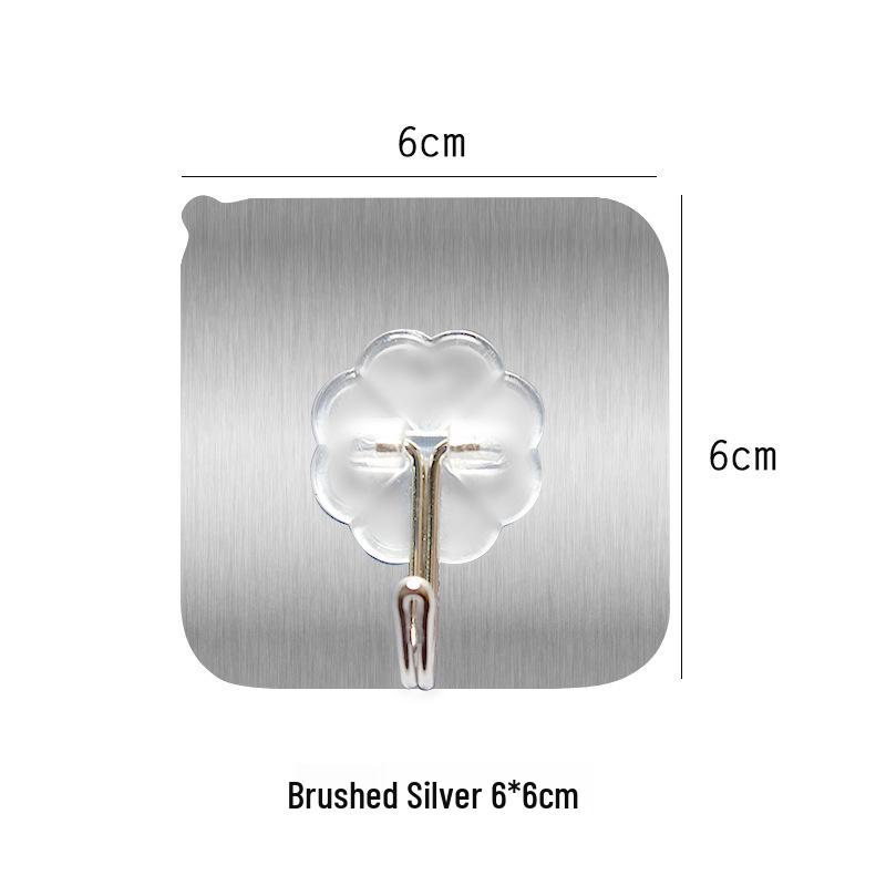 

Traceless Transparent Adhesive Wall Hooks for Kitchen & Bathroom