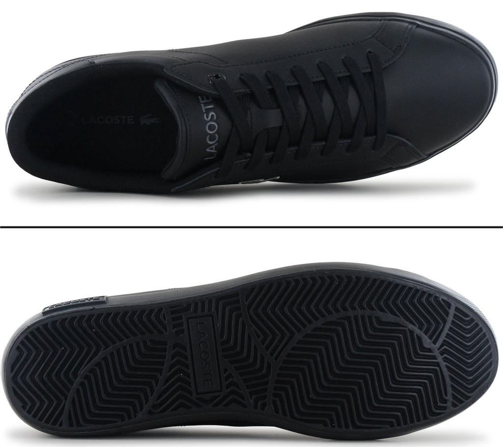 Lacoste Powercourt 125 - Adidași Bărbați Pantofi Piele Negru 749SMA008102H ORIGINAL