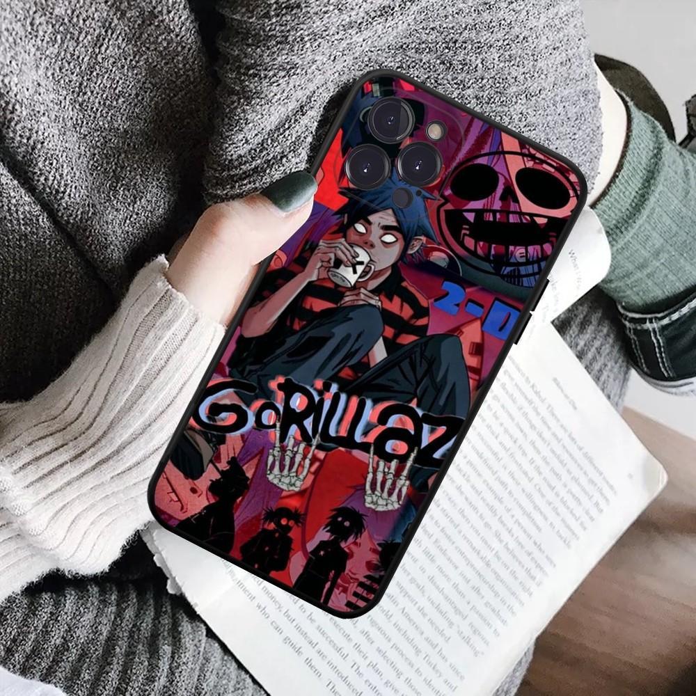 Anime G-Gorillaz Phone Case For IPhone 16 15 8 7 6 6S Plus X SE XR XS 14 11 12 13 Mini Pro Max Mobile Case