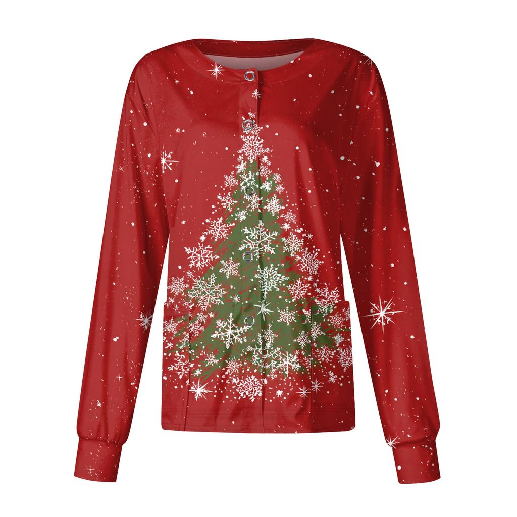 Women Long Sleeve Pocket Working Stand-up Collar Solid Color Single-breasted Protective Overalls Cardigan Jacket Top