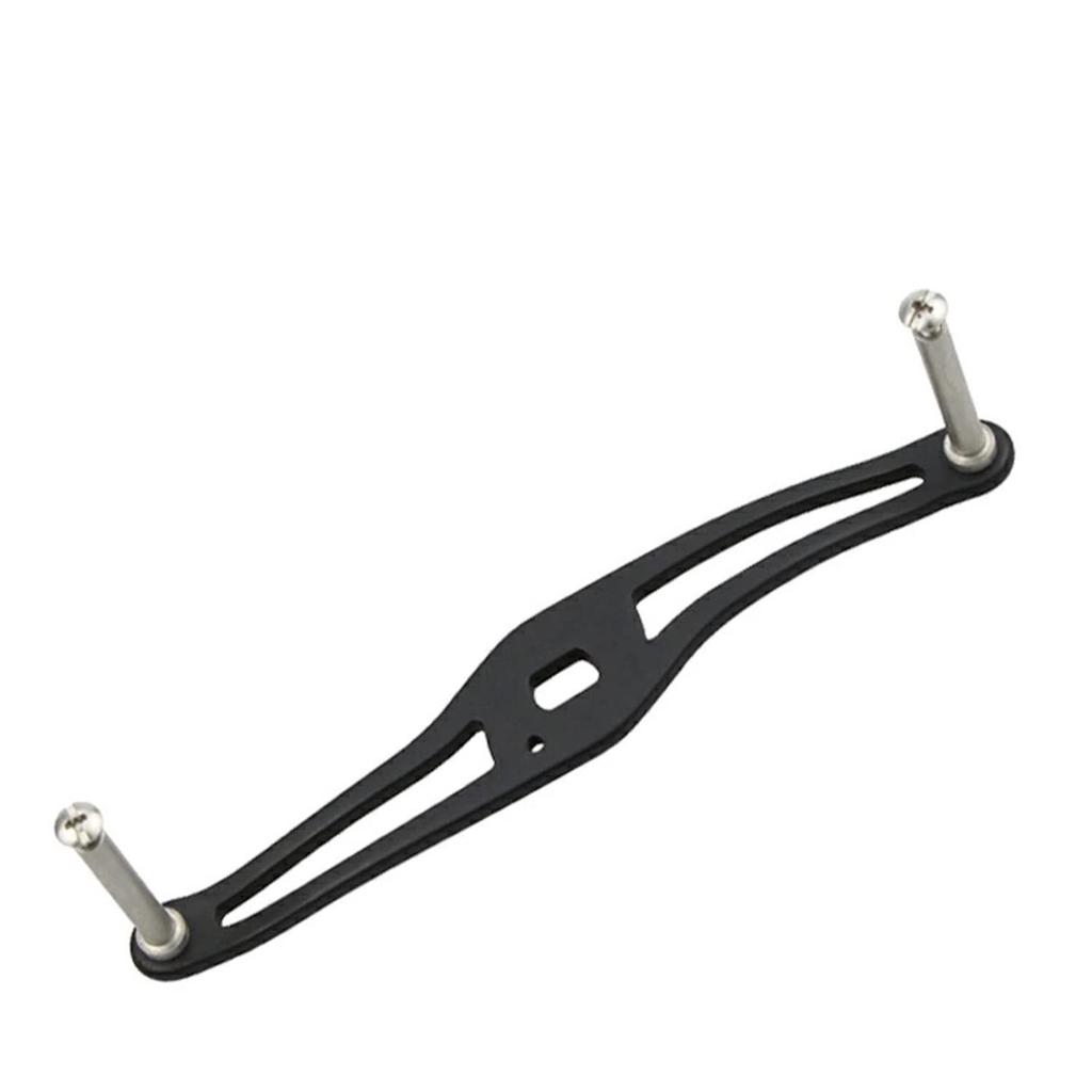 VISPREA Aluminum Alloy Baitcasting Reel and Abu Garcia Replacement Custom YU263 Handle, 120mm, Crank, Shimano, Daiwa, Compatible, Part, (Black)