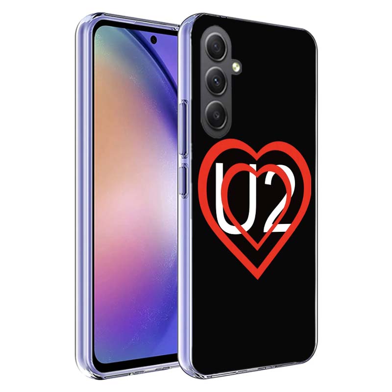Band U2 Phone Case for Samsung A17 A37 A57 A07 A16 A26 A36 A56 A06 A02S A12 A22 A32 A52S A04S A14 A24 A34 A54 A03 A13 A33 A53 Ga