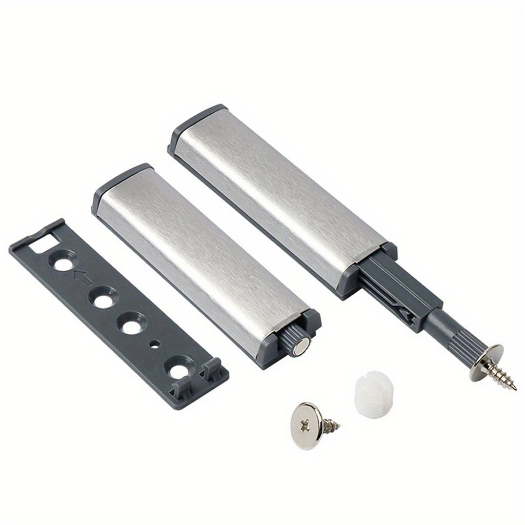 2pcs Cabinet Push Lock, Cabinet Hardware Push Touch Lock, Kitchen Door Push Release Lock, For Drawer Closing Push Buckle