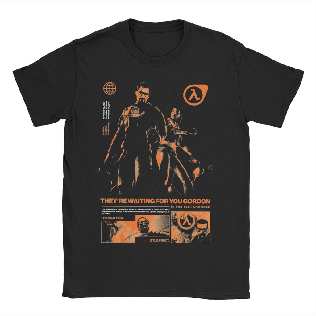 Leisure Half Life 3 Confirmed TShirt for Unisex Women Round Collar Cotton T Shirts  Short Sleeve Tee Shirt New Arrival Tops
