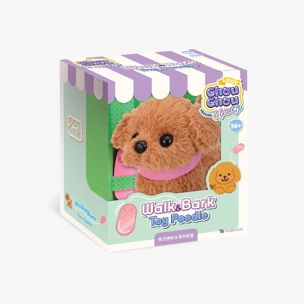 Young Toys Little ChouChou Hearty Walk & Bark Toy Poodle