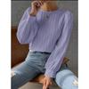 New Spring Round Neck Long Sleeve Loose Blouse Women Solid Color Office Shirt Ladies Casual Simple Tops Female Solid Color  Fashion Elegant Clothing