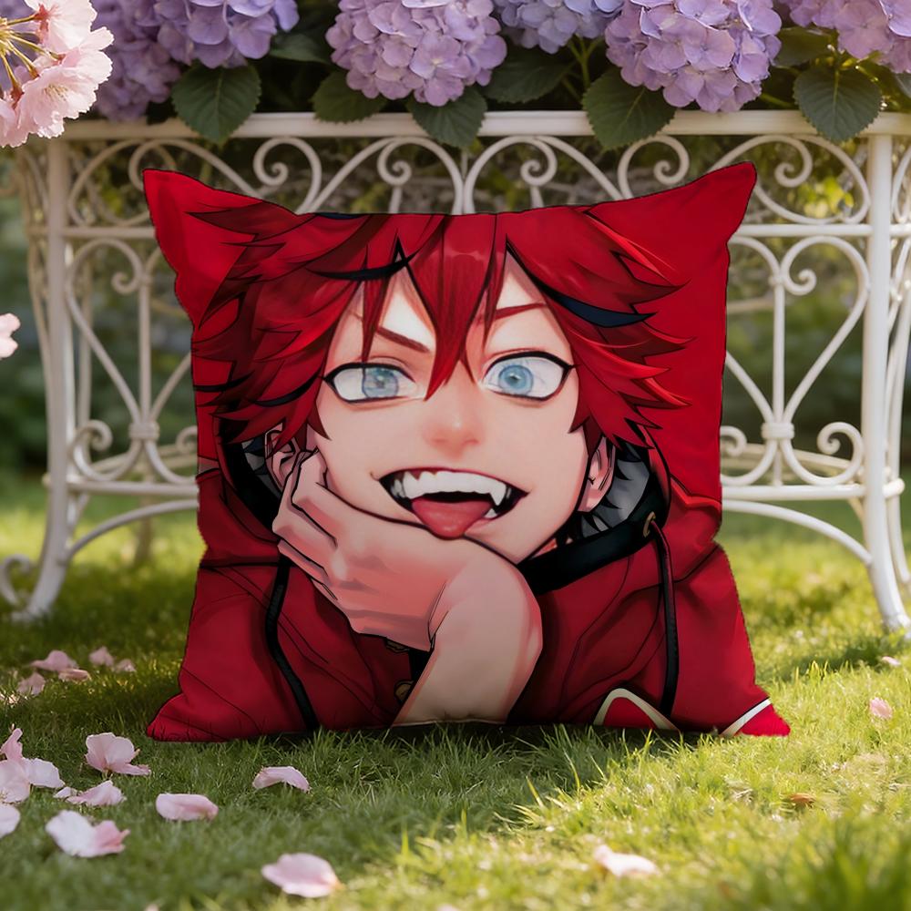 Manga G-Gokurakugai Cushion Cover Home & Car Dual-Scene Pillow Cover: Reversible for Premium Comfort 30cmx30cm