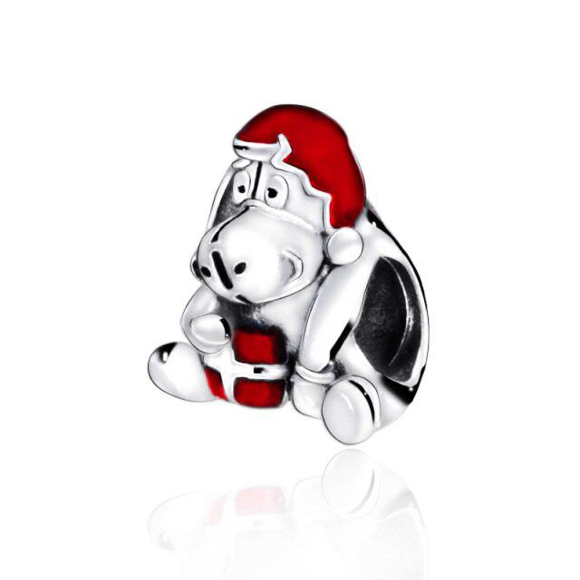 Ekte 925 Sterlingsølv Søt Min Venn Kjæledyr Hund Dingleanheng O Anheng Passer Originalt Armbånd Smykker Gave