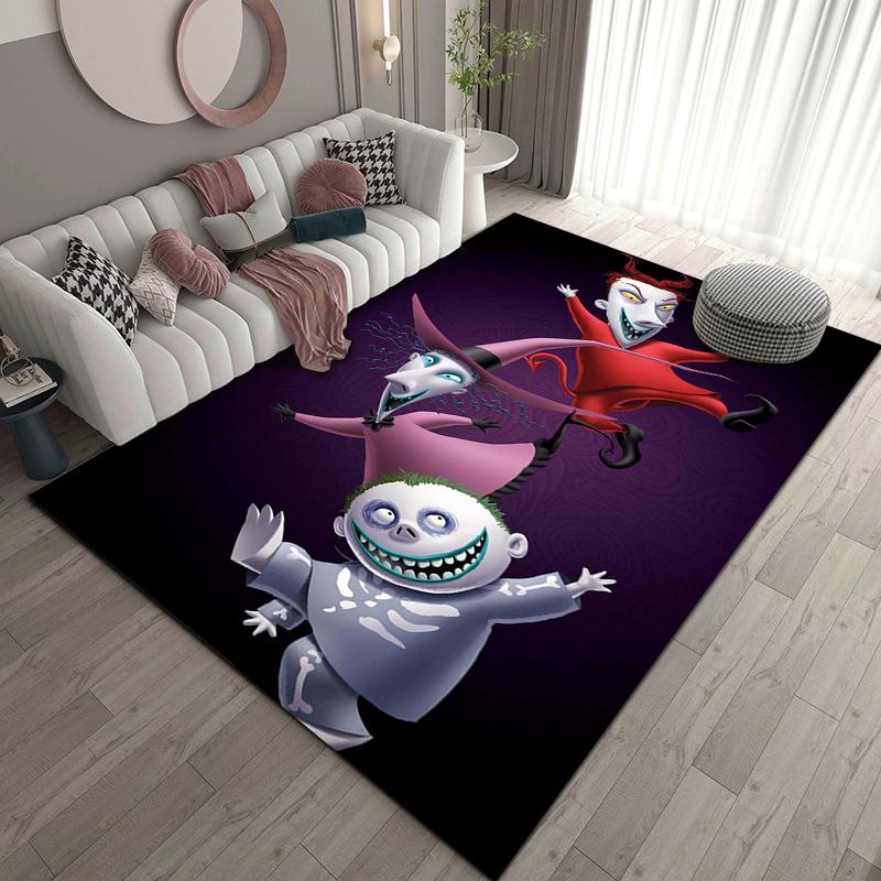 1PC The N-Nightmare Before Christmas Printing Carpet for Living Room Bedroom Kid's Room Home Decor Area Rug Non-slip Mat Gift