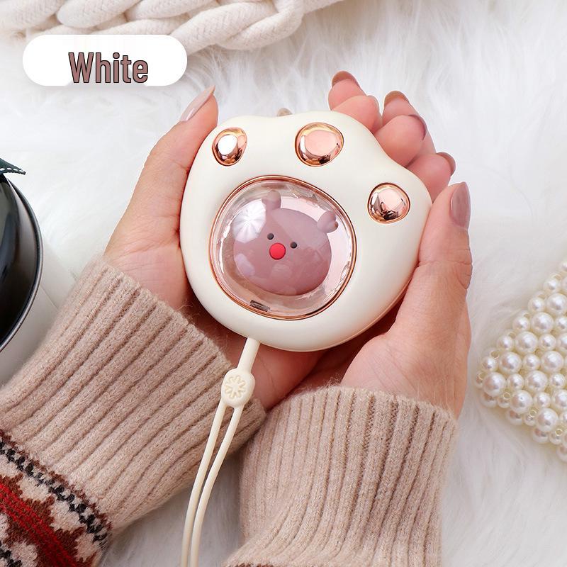 USB Rechargeable Cat Paw Hand Warmer: Portable, Explosion-Proof, Handheld Electric Heater for Winter Warmth