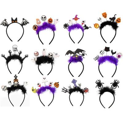 Halloween Headband Halloween Hair Jewelry Halloween Costume Accessories Cartoon Hair Pins Eye-catching Hair Clips