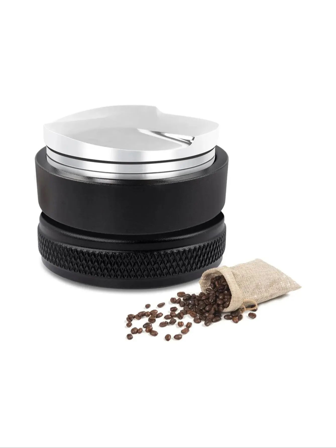 

Инструмент для распределения кофе - Инструмент для выравнивания кофе эспрессо для портафильтра - Аксессуары бариста для эспрессо - Регулируемая глубина 51mm