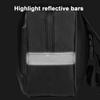 E-Bike Backrest Storage Bag Hard Shell Waterproof Ebike Trunk Pannier Safety Reflective Hard Shell Electric Vehicle Luggage