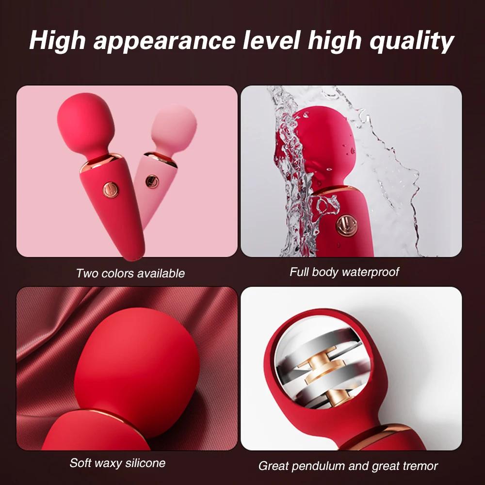 Mini Powerful AV Magic Wand Female Vibrator Sex Toys for Women Adult 18 G Spot Clitoris Stimulator Vibrator Masturbator Massager