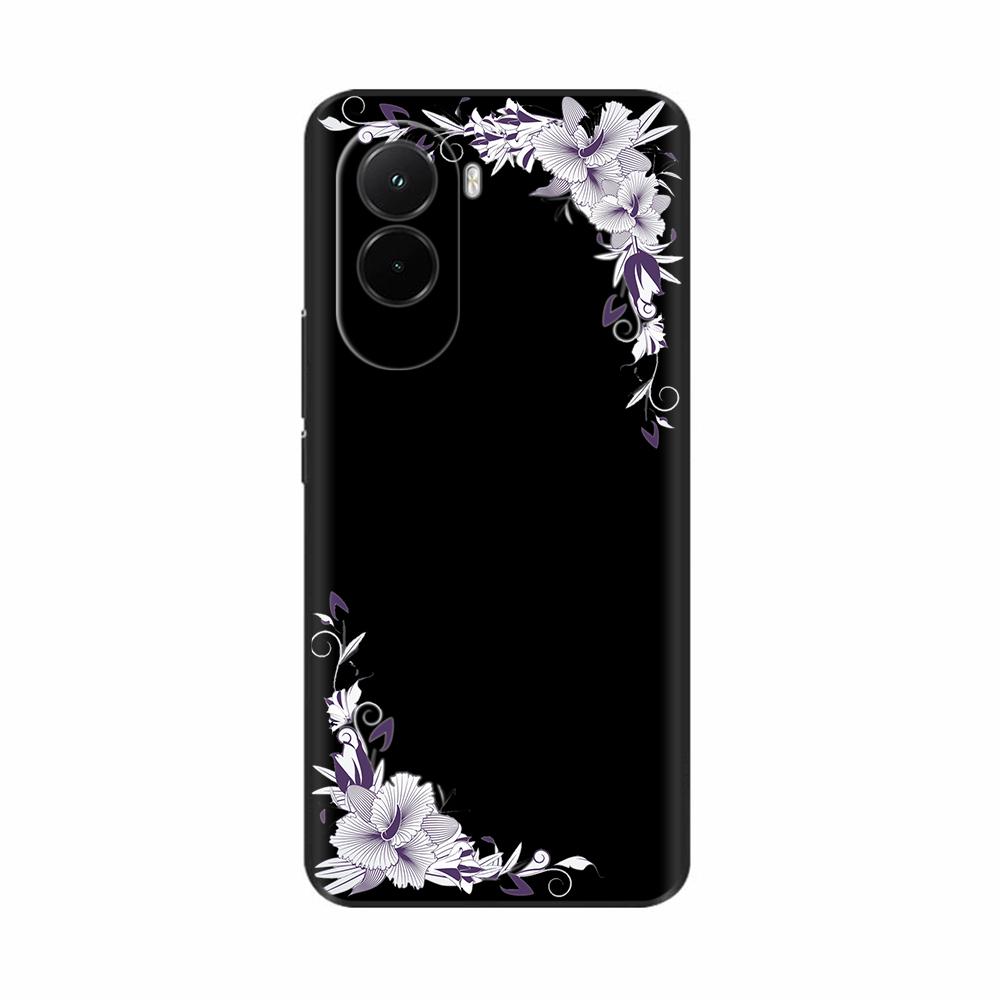 Soft Case For Xiaomi Poco M7 4G Luxury Print Back Cover For PocoM7 M7 Silicone Bumper Protective Shockproof Capa Pocom7 4G Coque