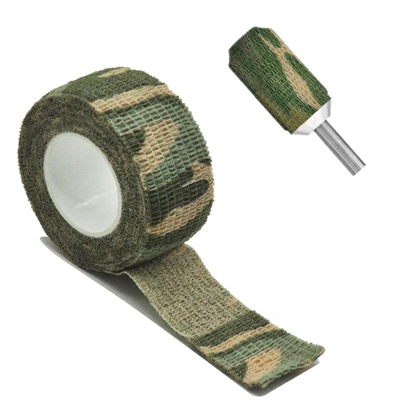 1/12pcs Forest Camouflage Elastic Wrap With Hunting Camouflage Elastic Plastic Sports Knee Pads And Finger Sports Bandages