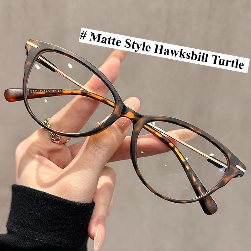 0 To+4.0 Ultra Light Cat Eye Reading Glasses Anti Blue Light Metal Presbyopia Temperament Style Suitable for Various Face Shapes