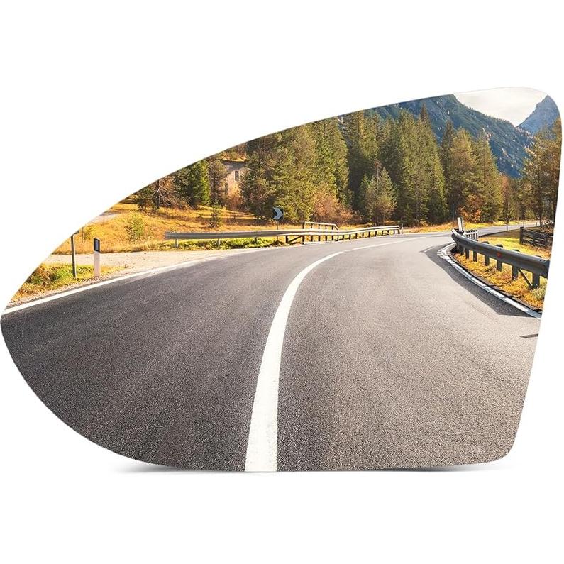 SCITOO Driver Side Mirror Glass For 2003-2007 For Cadillac Escalade, For Chevy Avalanche, Silverado Suburban Tahoe, For GMC Sierra Yukon Left Heat