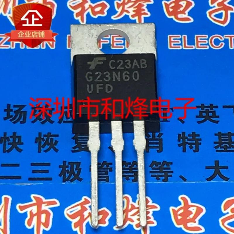 5pcs G23N60UFD New Import TO-220 600V 12A IGBT Power Triode Ultrafast Transistors SGP23N60UFD