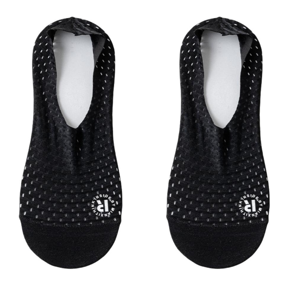

Hollow Out Ankle Socks Men Anti Slip Invisible Mesh Socks All Match Men Boat Socks Summer Daily 2 Pairs Black