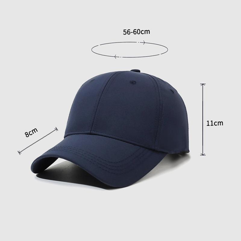 Solid Color Baseball Cap for Unisex Sunscreen Cap Outdoor Cap