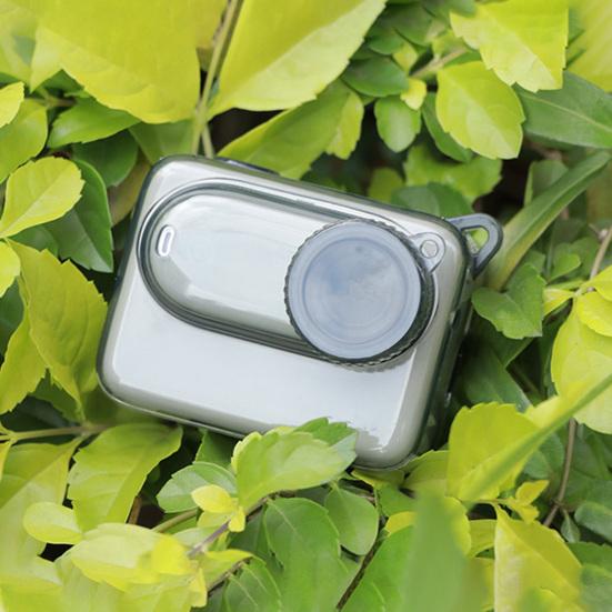 Action Camera Protective Case for Insta360 GO 3S Waterproof Shockproof Sports Camera Protector Clear