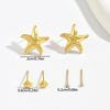 Alloy Coastal Jewelry Set With Seashells And Oceanic Charm Sparkling Crystal Accent Accessory For Casual Wear
