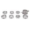 8pcs Watch Movement Fixing Kit Stainless Steel Watch Movement Base for Watchmaker Watch Repair Tool