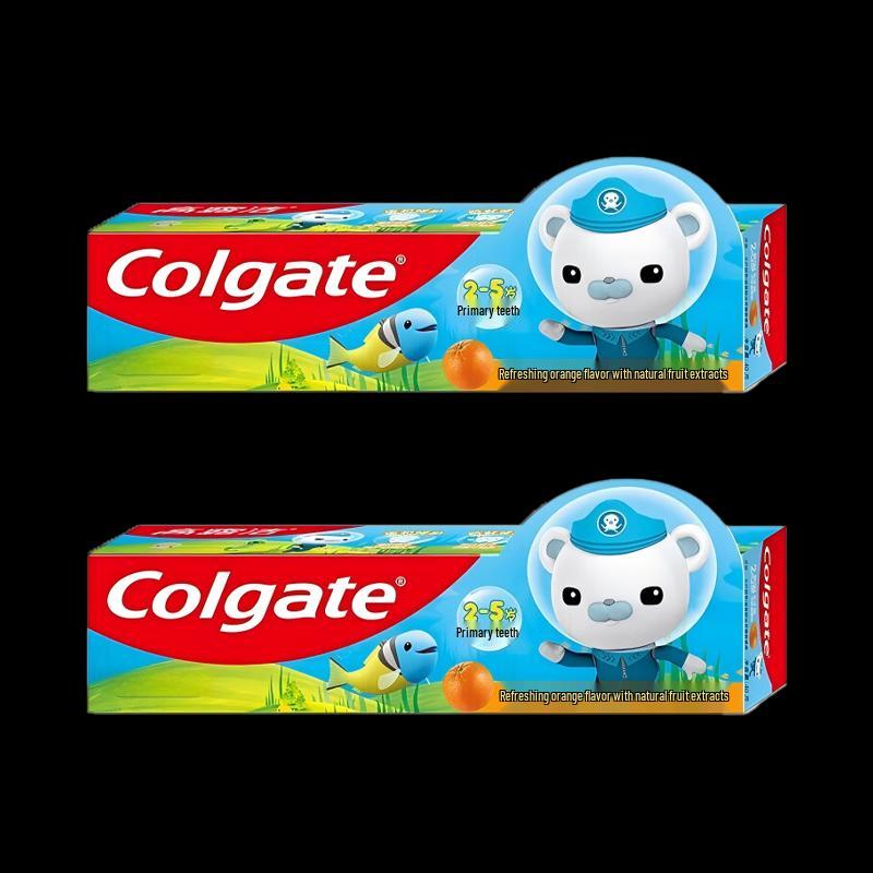 Colgate Miaomiaoshua Kids Toothpaste (2-5Y) Orange 40g (2-Pack)