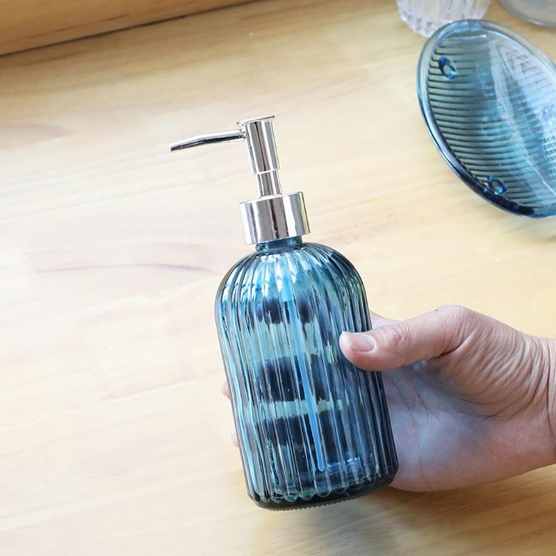 Akcesoria Łazienkowe Dozownik do Mydła Uchwyt na Szczoteczki do Zębów Szklany Pojemnik na Mydło Kubek do Płukania Ust Uchwyt na Szczotkę do WC Akcesoria Toaletowe