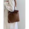 IELGY Autumn Winter Korean Version Commuter Portable Tote Bag Large Capacity Shoulder Bag