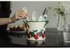 Universal Vertical Cutlery Holder - Multi-purpose Kitchen Chopstick, Fork, and Knife Organizer with Draining for Home or Restaurant.