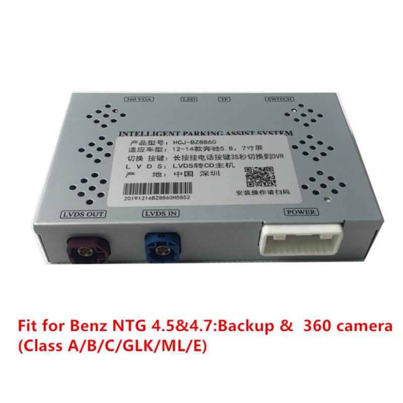 For Mercedes Benz Reverse Parking Decoder Front Rear Camera Original Display