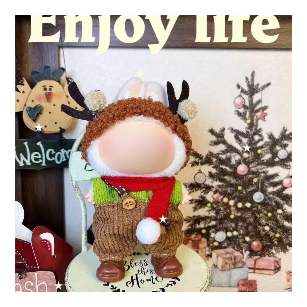 

Lovebu 17см Набор одежды для вязаной куклы Милые аксессуары для BJD SD кукол для переодевания (Рождественское издание)
