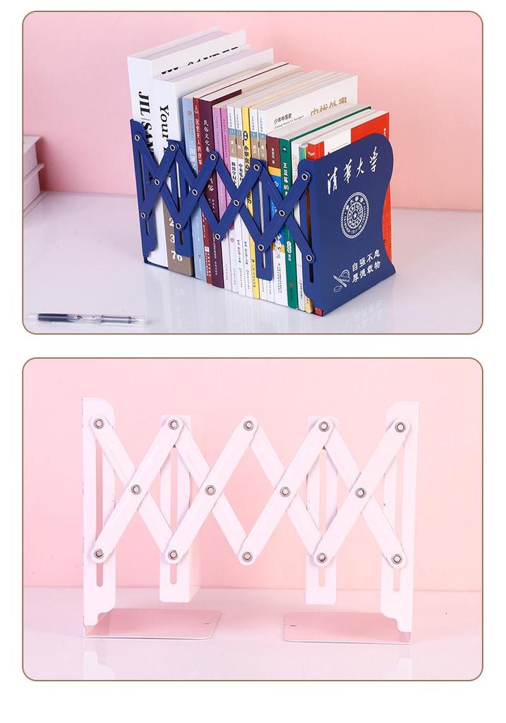 Large Creative Retractable Desktop Bookshelf, Foldable Storage Stand, Simple Book Support