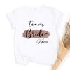 Personalised Hen Party Shirts Custom Name Team Bride Tshirt Bridal Bachelorette Party Friends Family Outfit Bridesmaide Tee Top