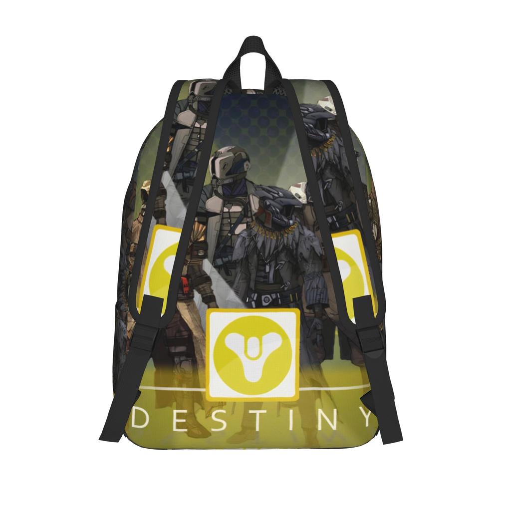 Destiny 2 Games Cool Backpack Sports High School Business Daypack for Men Women Laptop Computer Canvas Bags