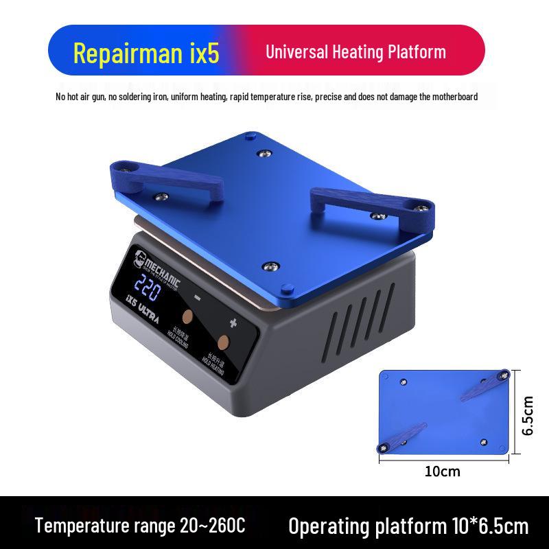 IX5/ULTRA Universal Preheating Table for Soldering Paste and Adhesive Removal