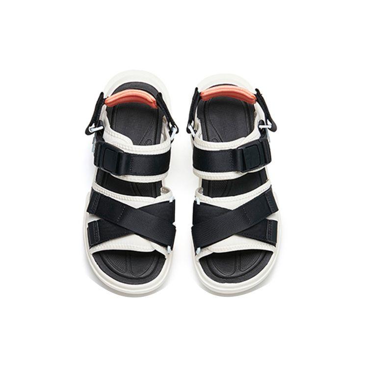 Anta Badao Atmungsaktive Strandsandalen Damen Sandalen Schwarz Weiß 122238501-2