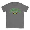 Jamaica Flag Jamaican Pure Cotton T Shirt For Men Summer  Y2K Retro TShirts O Neck Hipster Tees Big Size Loose Tops