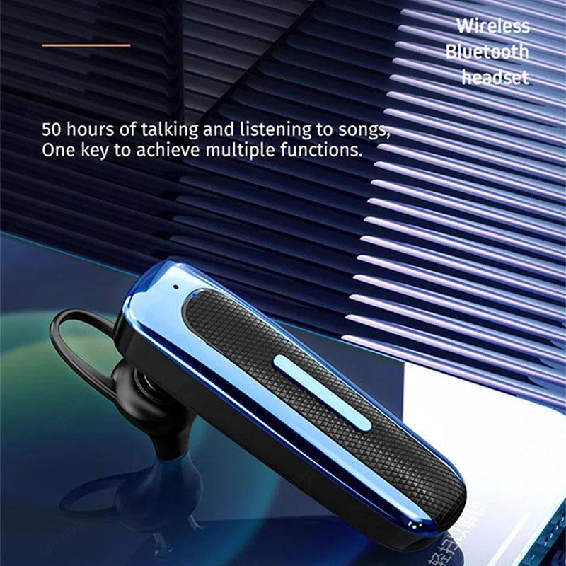 Écouteurs Bluetooth sans fil avec microphone Écouteurs à réduction de bruit Mains libres Casque à réduction de bruit Pour la conduite Affaires