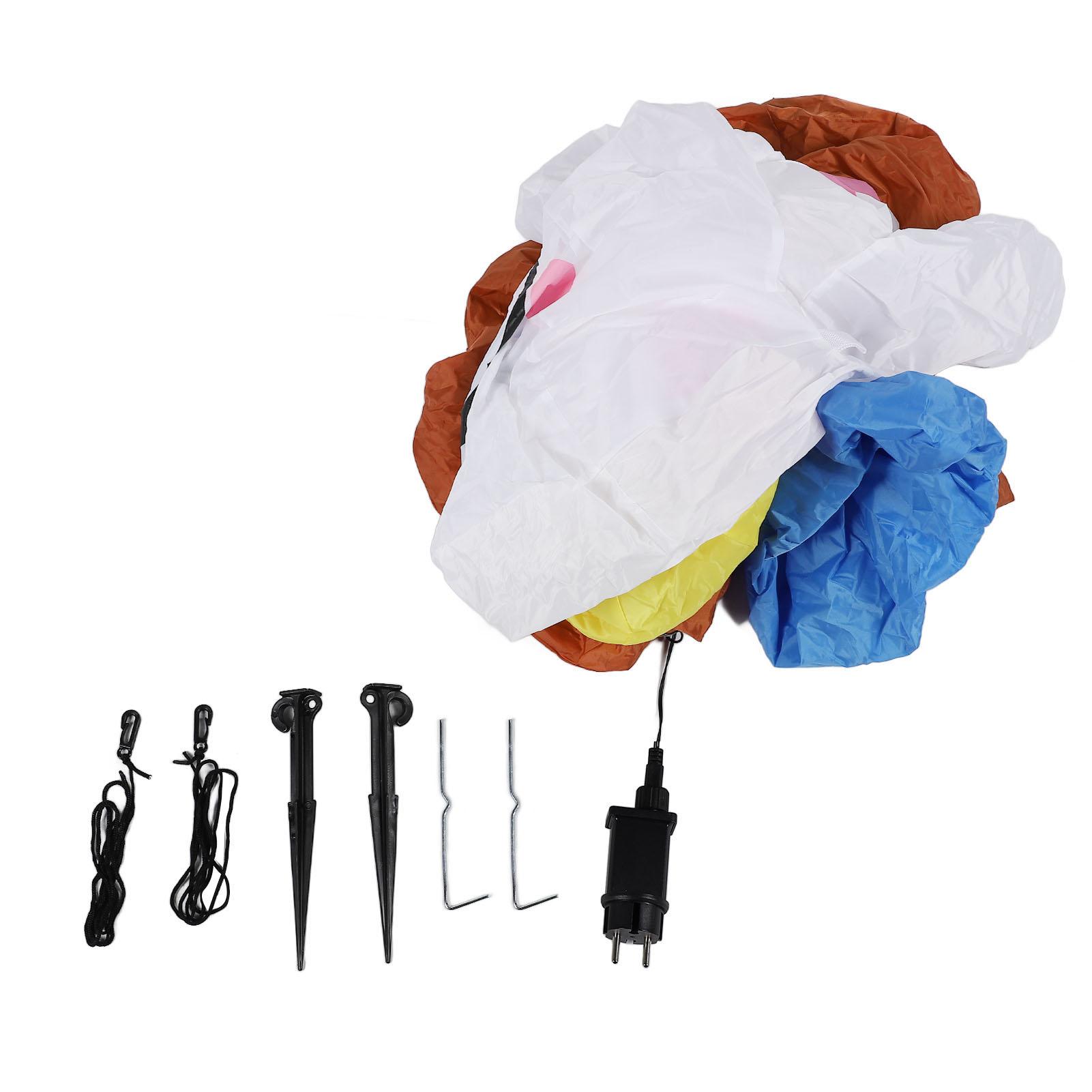 

Надувной кролик полиэстер милый надувной кролик пасхальное украшение для сада двора газона 1.2м Великобритания