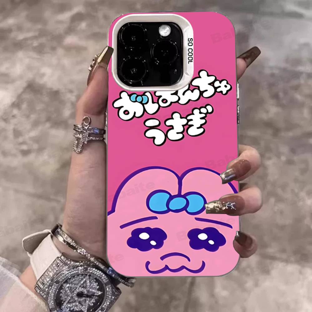 

Interesting O-Opanchu Cartoon U-Usagi Phone Cases For IPhone 17 16e 15 14 13 12 11 Plus Pro Max ProMax Colorful Covers iPhone 12