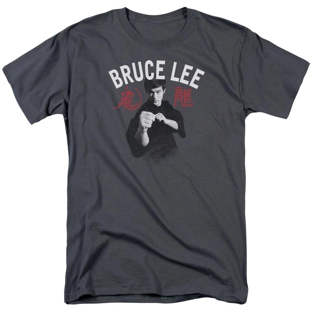 Bruce Lee - Ready -  Unisex Short Sleeve Children s T-shirt - Gray 160